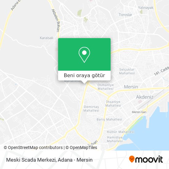 Meski Scada Merkezi harita