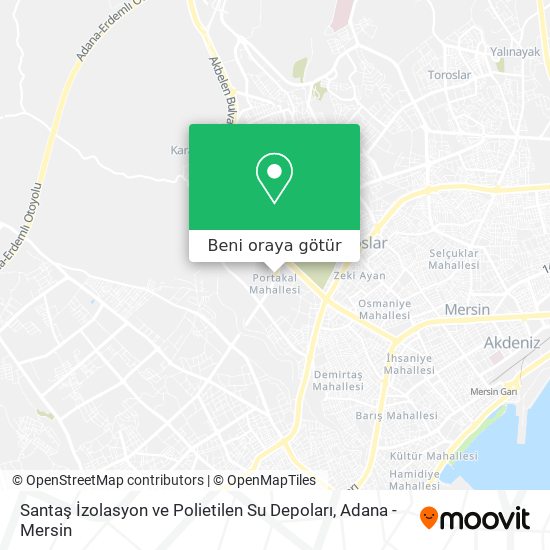 Santaş İzolasyon ve Polietilen Su Depoları harita