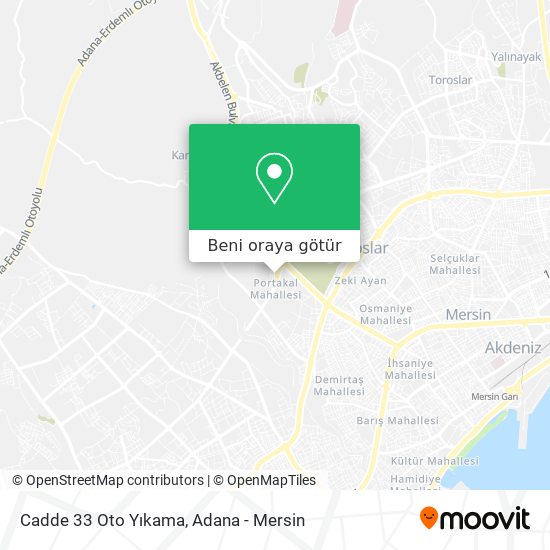 Cadde 33 Oto Yıkama harita