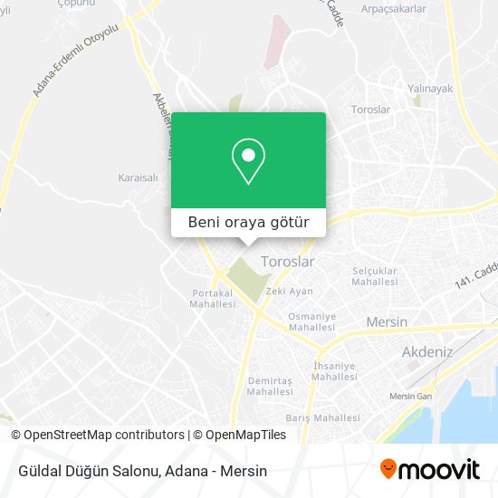 Güldal Düğün Salonu harita
