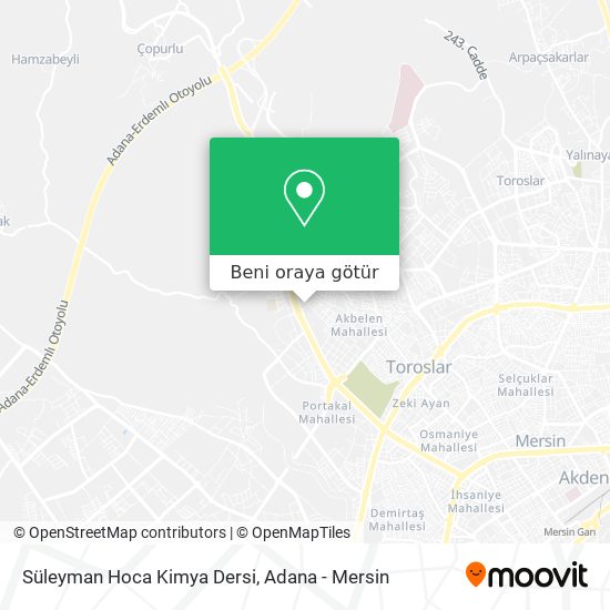 Süleyman Hoca Kimya Dersi harita