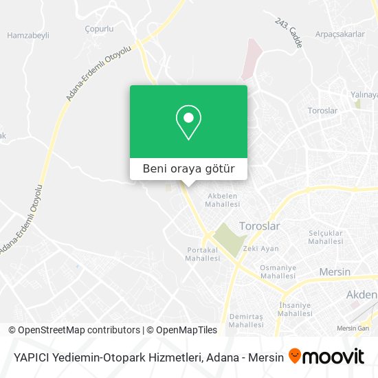 YAPICI Yediemin-Otopark Hizmetleri harita