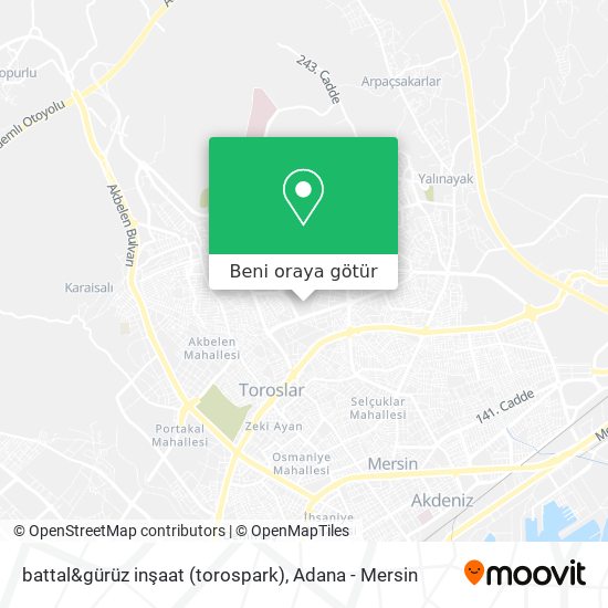 battal&gürüz inşaat (torospark) harita
