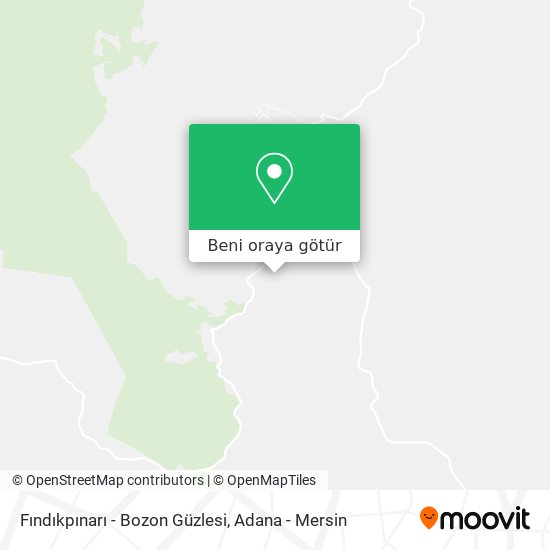 Fındıkpınarı - Bozon Güzlesi harita
