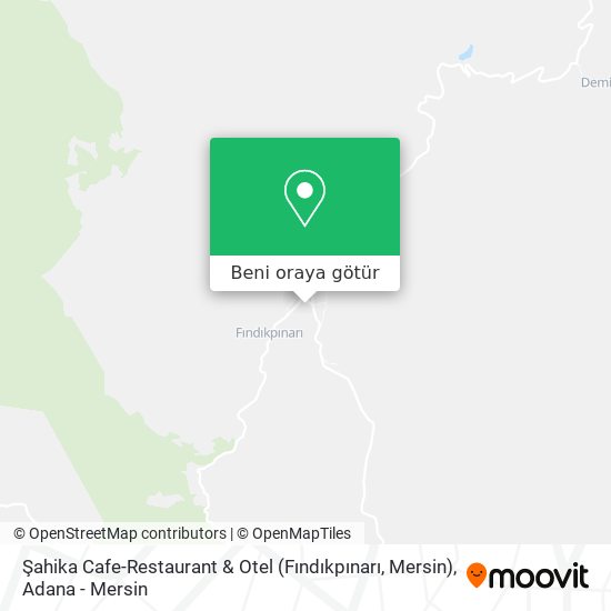 Şahika Cafe-Restaurant & Otel (Fındıkpınarı, Mersin) harita