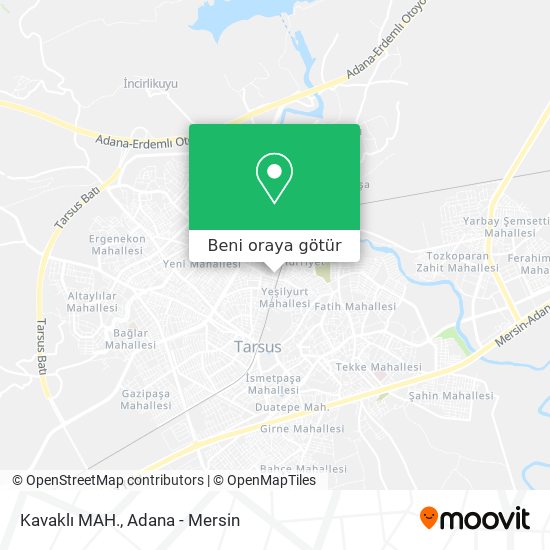 Kavaklı MAH. harita