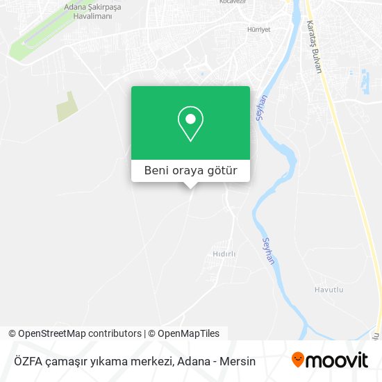ÖZFA çamaşır yıkama merkezi harita
