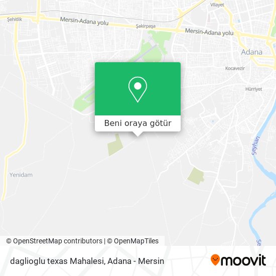 daglioglu texas Mahalesi harita