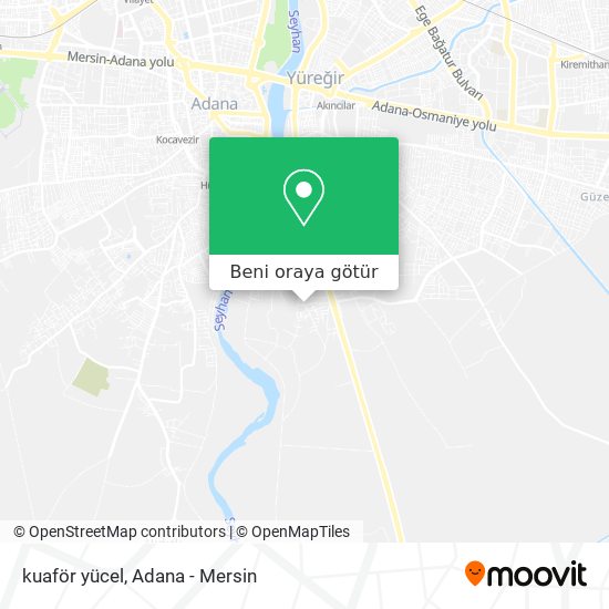 kuaför yücel harita