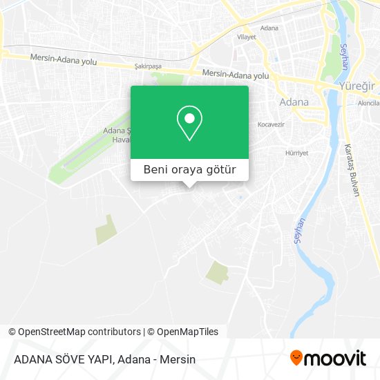 ADANA SÖVE YAPI harita