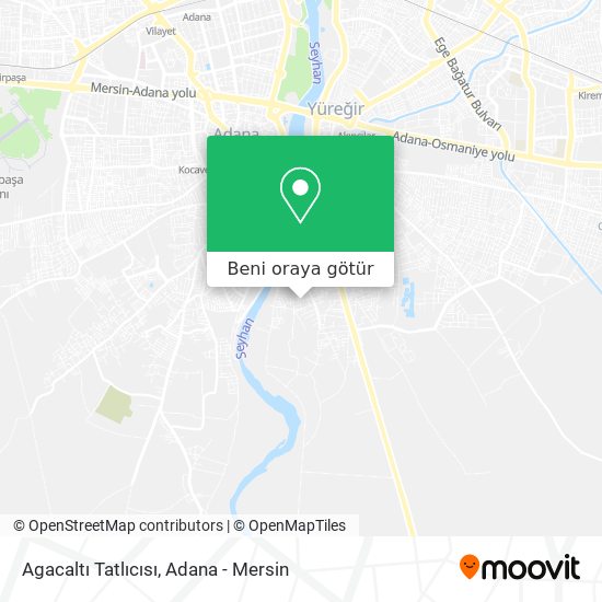 Agacaltı Tatlıcısı harita