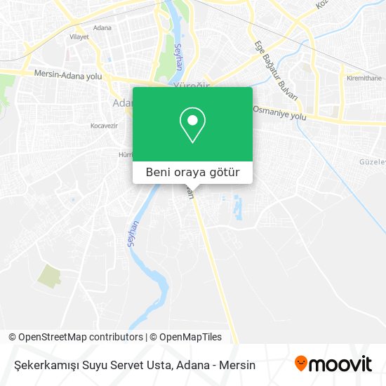 Şekerkamışı Suyu Servet Usta harita