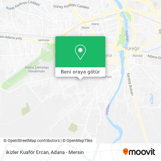 ikizler Kuaför Ercan harita