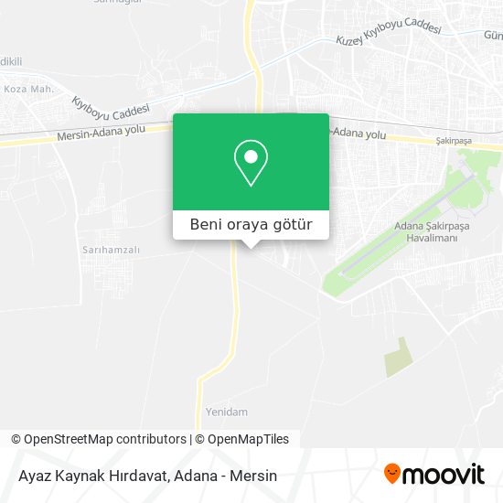 Ayaz Kaynak Hırdavat harita