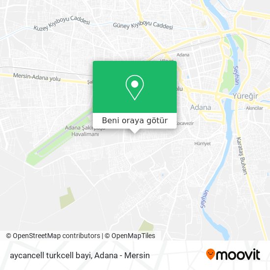 aycancell turkcell bayi harita