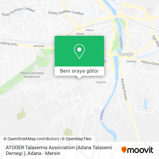 ATODER Talasemia Association (Adana Talasemi Dernegi ) harita