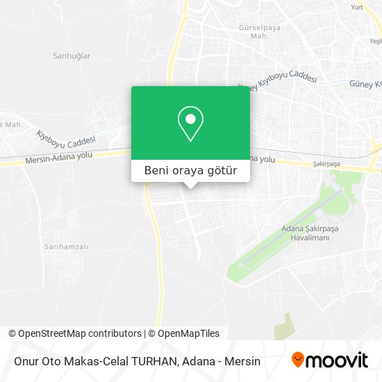 Onur Oto Makas-Celal TURHAN harita