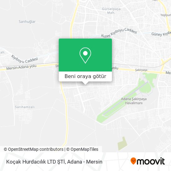Koçak Hurdacılık LTD ŞTİ harita