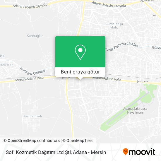 Sofi Kozmetik Dağıtım Ltd Şti harita