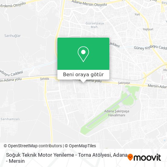 Soğuk Teknik Motor Yenileme - Torna Atölyesi harita