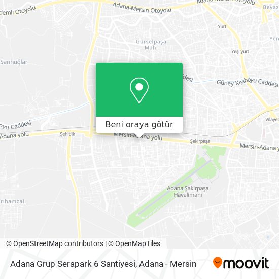 Adana Grup Serapark 6 Santiyesi harita