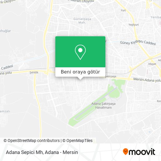 Adana Sepici Mh harita