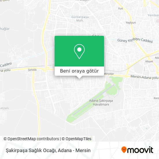 Şakirpaşa Sağlık Ocağı harita