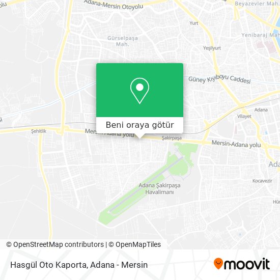 Hasgül Oto Kaporta harita