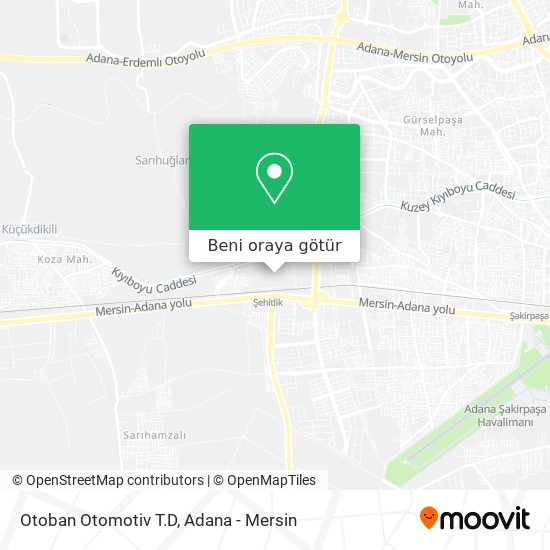 Otoban Otomotiv T.D harita