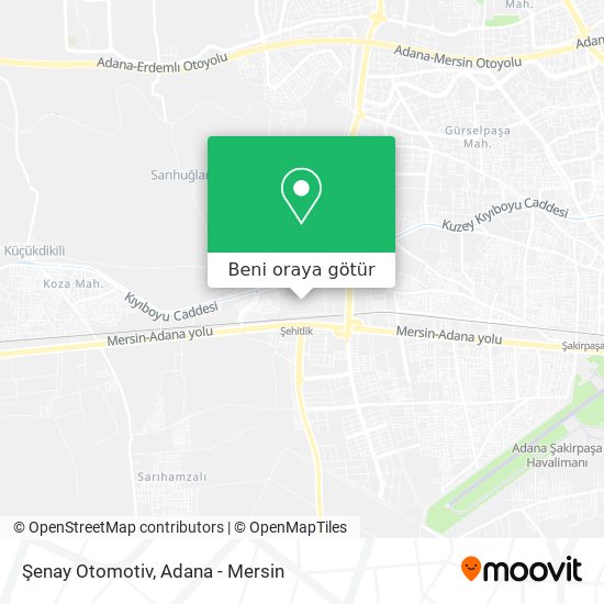 Şenay Otomotiv harita