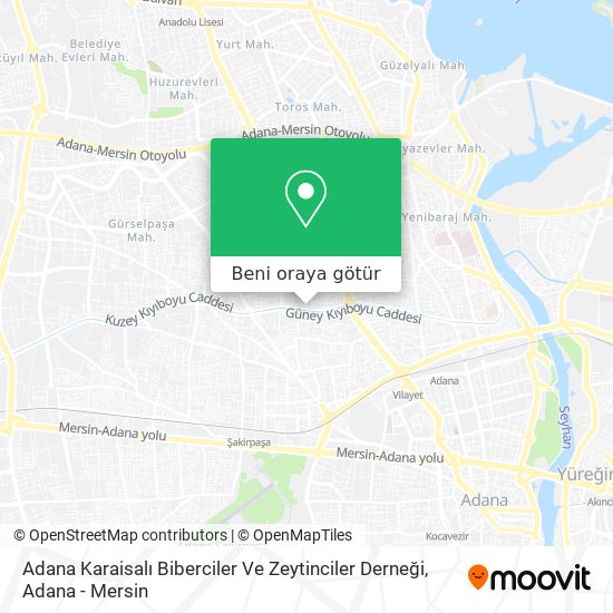 Adana Karaisalı Biberciler Ve Zeytinciler Derneği harita