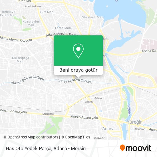 Has Oto Yedek Parça harita