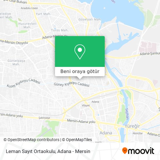 Leman Sayıt Ortaokulu harita