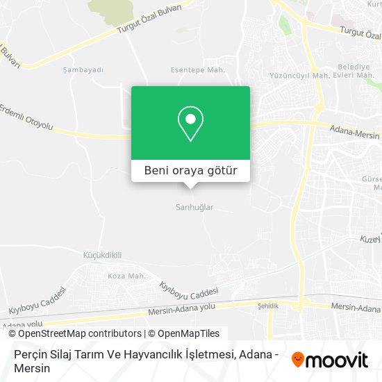 Perçin Silaj Tarım Ve Hayvancılık İşletmesi harita