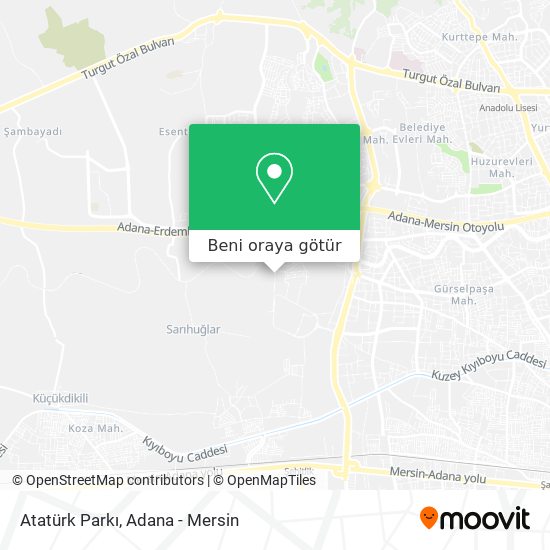Atatürk Parkı harita