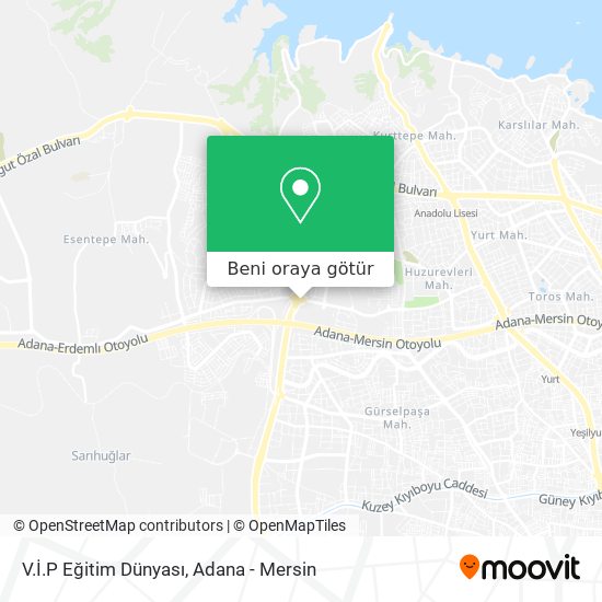 V.İ.P Eğitim Dünyası harita