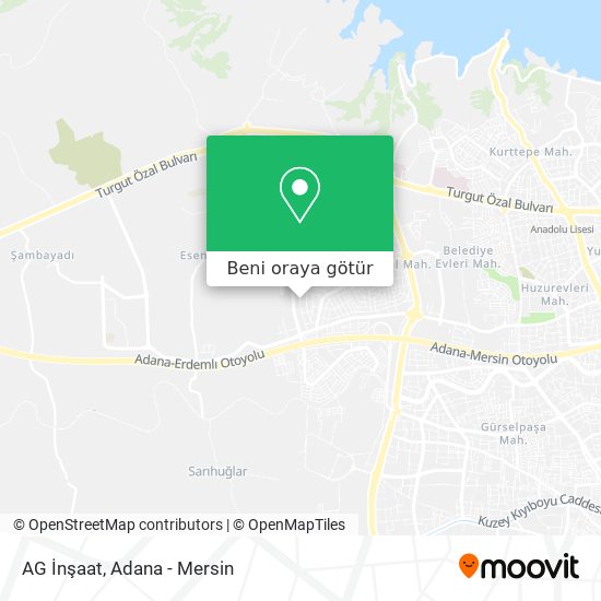 AG İnşaat harita