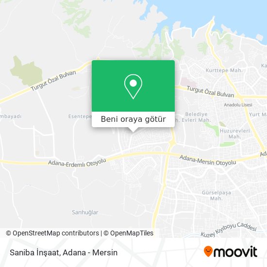 Saniba İnşaat harita