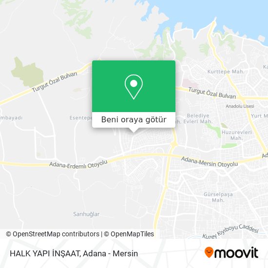 HALK YAPI İNŞAAT harita