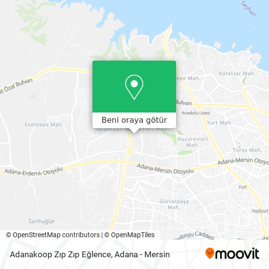 Adanakoop Zıp Zıp Eğlence harita