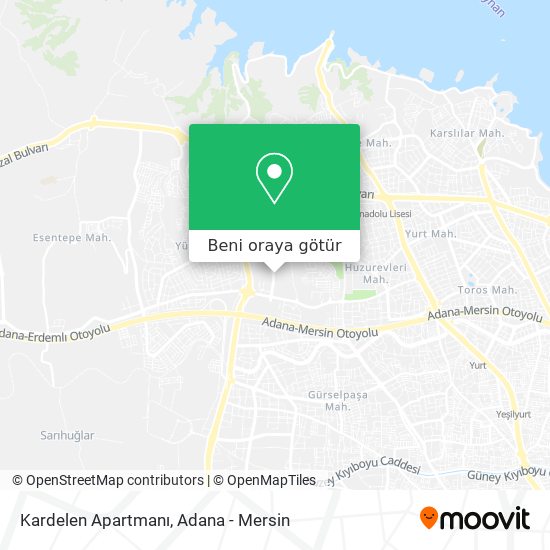 Kardelen Apartmanı harita