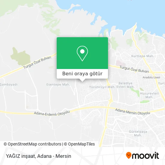 YAĞIZ inşaat harita