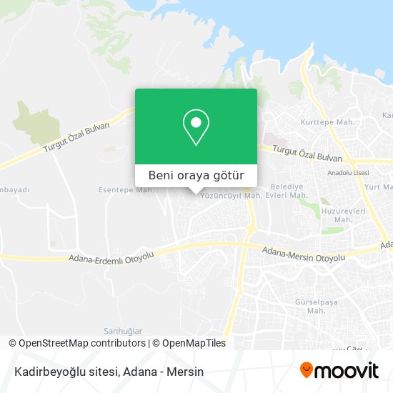 Kadirbeyoğlu sitesi harita