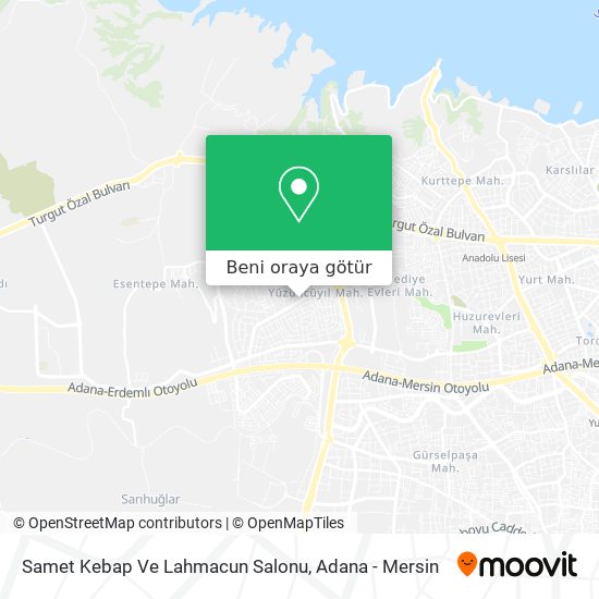 Samet Kebap Ve Lahmacun Salonu harita