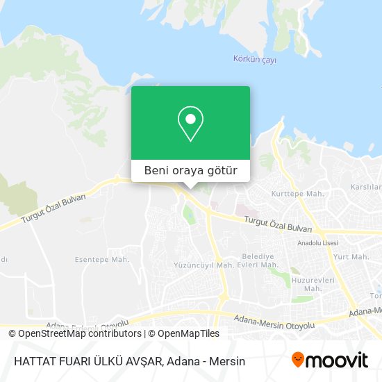 HATTAT FUARI ÜLKÜ AVŞAR harita