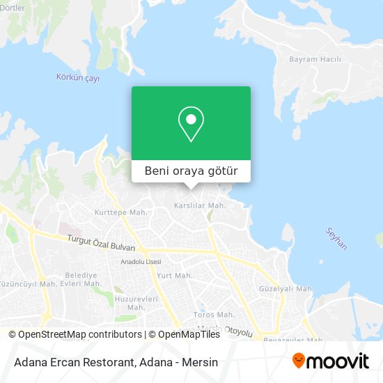 Adana Ercan Restorant harita