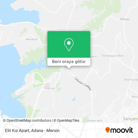Elit Kız Apart harita