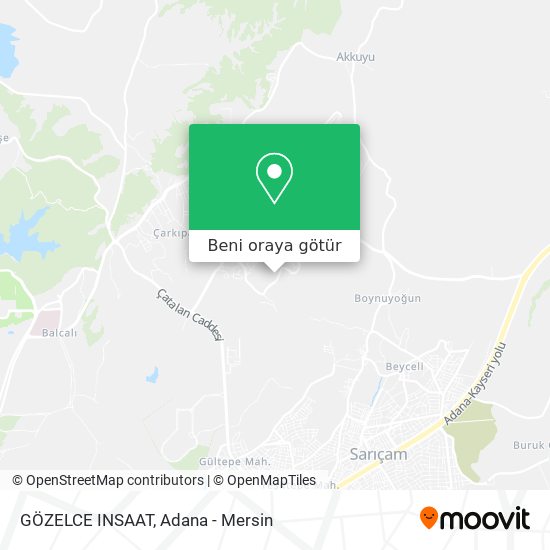 GÖZELCE INSAAT harita