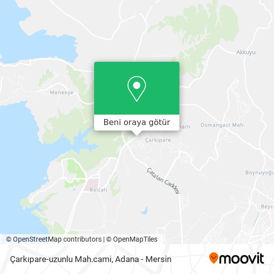 Çarkıpare-uzunlu Mah.cami harita