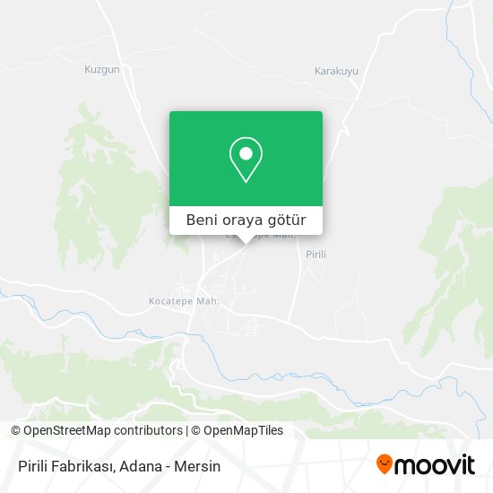 Pirili Fabrikası harita